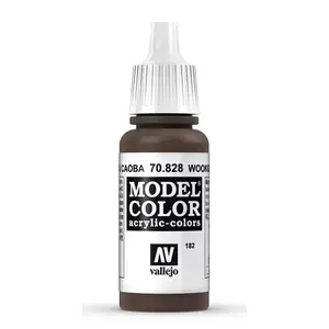 Akrila krāsa pudelītē VALLEJO 70.828 Brown (Wood Grain), 17 ml