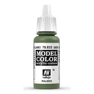 Akrila krāsa VALLEJO 70.833 17 ml pudele (German Camouflage Bright Green)