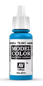 Akrila krāsa VALLEJO 70.841 Zils (RAL 5012) – pudelīte 17 ml