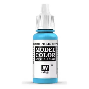 Akrila krāsa pudelītē VALLEJO 70.844 Deep Sky Blue 17 ml
