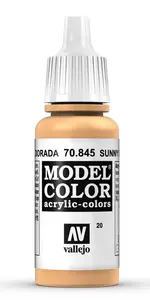 Akrila krāsa VALLEJO 70.845 Sunny Skin Tone (Flesh) — flakons 17 ml