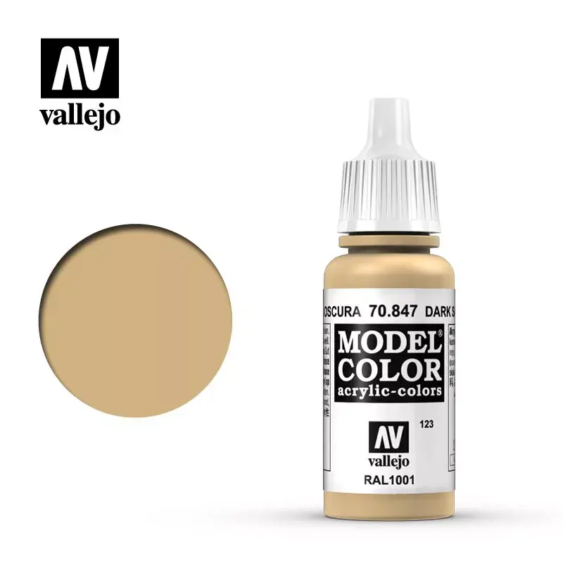 VALLEJO 70.847 akrila krāsa 17 ml Dark Sand Photo 2