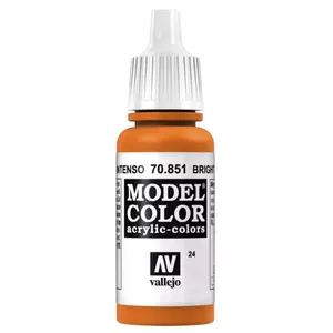 Akrila krāsa Vallejo 70.851 Bright Orange, pudele 17 ml