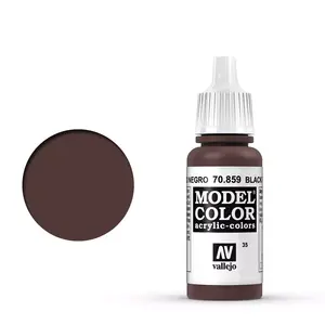 Akrila krāsa VALLEJO 70.859 sarkana (Black Red), 17 ml pudele