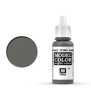 Akrila krāsa VALLEJO 70.863 — pelēka, 17 ml, šķidra