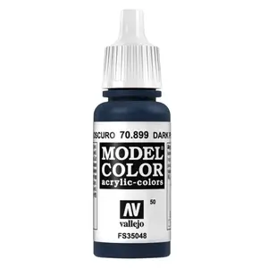 Akrila krāsa pudelītē VALLEJO 70.899 Dark Prussian Blue, 17 ml