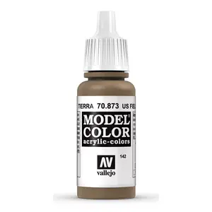 Akriļkrāsa pudelītē VALLEJO 70.873 – US Field Drab (brūns), 17 ml