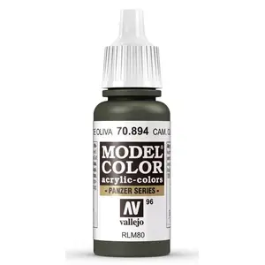 Akrila krāsa VALLEJO 70.894 Olive (Camouflage Olive Green) 17 ml pudele
