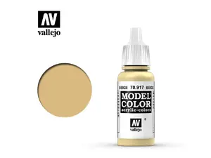 Krāsa VALLEJO 70917 Beige Matt 17 ml — matēta bēša krāsa hobijam un modeļiem, 17 ml