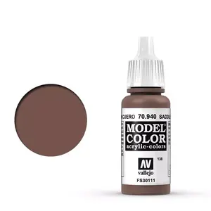 Akrila krāsa pudelītē VALLEJO 70.940 Saddle Brown 17 ml