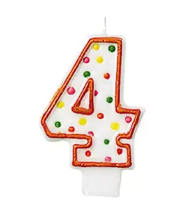 Party favour AMSCAN AEGINT176004 wax figures set, white and multicolour, for ages 3+