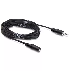 Audio Cable DeLOCK 3.5mm - 3.5mm 5m Black
