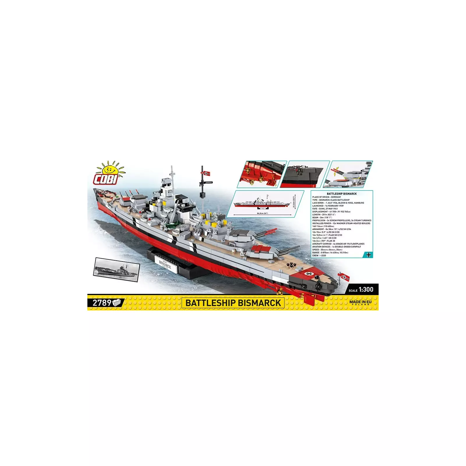 Cobi discount lego bismarck