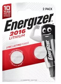 Vienreizējā baterija Energizer CR2016, 637984, 7638900423020
