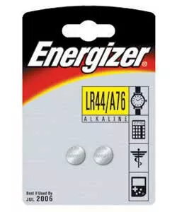 Vienreizējā baterija Energizer LR44, 623071, 7638900083071