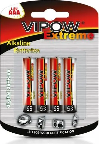 VIPOW ALKALĪNĀS BATERIJAS LR03 AAA 4 gab. Photo 2
