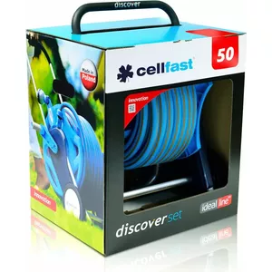 Катушка на колёсах Cellfast ERGO 30 м модель 55-630 — напорная бочка для садового шланга