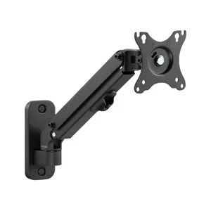 Wall monitor mount Gembird MA-WA1-01 for 17–27" screens, VESA 75x75 / 100x100, max load 7 kg, black