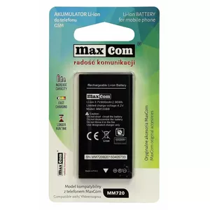 Литий-ионный аккумулятор Maxcom MM720