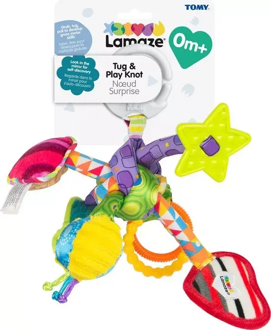 TOMY Lamaze Tug play knot plīša piekaramā rotaļlieta Photo 2