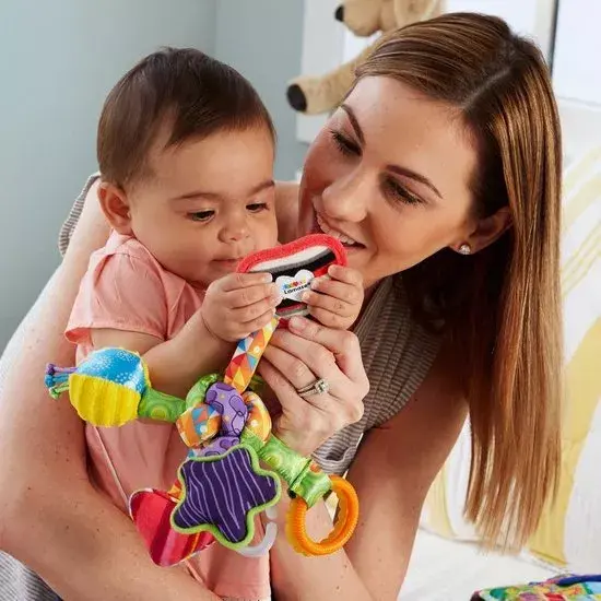TOMY Lamaze Tug play knot plīša piekaramā rotaļlieta Photo 4