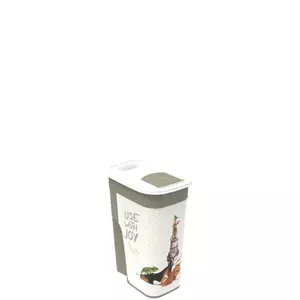 Pet food storage canister rotho Flo beige-brown plastic 4.1 L, 270 mm height