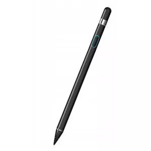 Riff Aktīvais  Super-precīzs NIB Stylus vadības kociņš Uzlādējams ar augstu precizitāti 1.4mm Android / iOS Melns