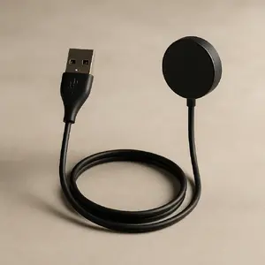 USB‑зарядное устройство Riff для Samsung Smart Watch 3–5, Active 1–2, S7 — 1 м, черное