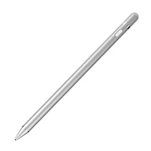 Riff Aktīvais  Super-precīzs NIB Stylus vadības kociņš Uzlādējams ar augstu precizitāti 1.4mm Android / iOS Sudraba