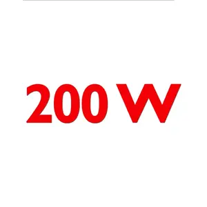 Powerful 200-W motor