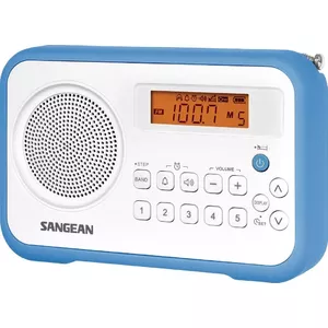 Sangean Traveller 180 Portable Blue, White