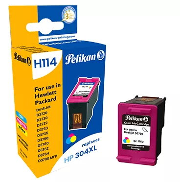 Kārtridžs Pelikan HP 304XL Multi-Pack C/M/Y