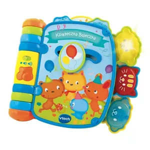 VTech Książeczka Bajeczka интерактивная книжка для малышей VT-60341 для раннего развития и сенсорной игры