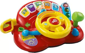 Игрушечный руль VTech Little steering wheel racer — интерактивная детская гоночная игра