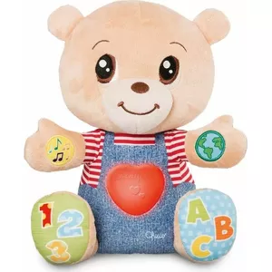 Plush Teddy Bear CHICCO Teddy Miś Emotions PL/EN 79470 — soft cuddly toy for infants and toddlers