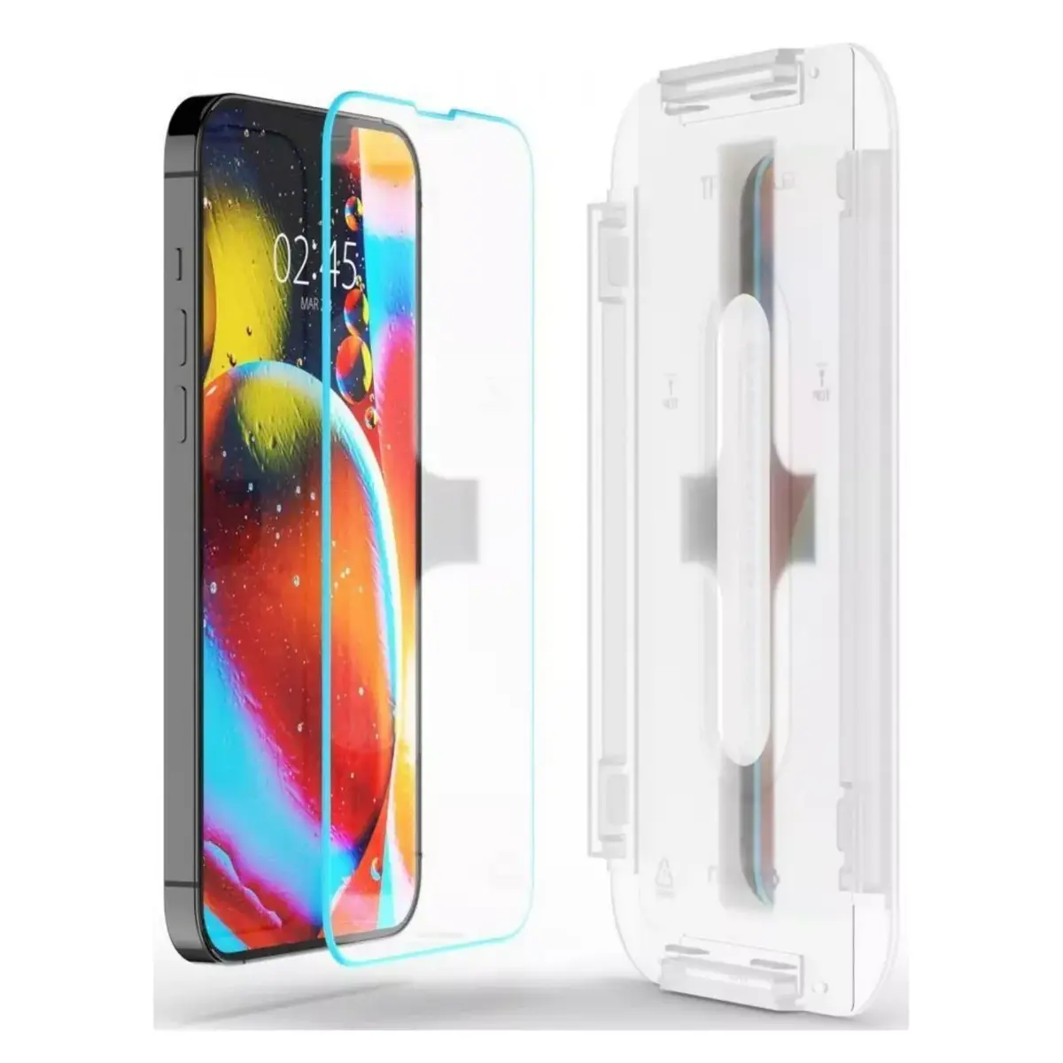 Ekrāna aizsargs Spigen GLAS.tR EZ Fit HD iPhone 14 13 Pro 13 Photo 2