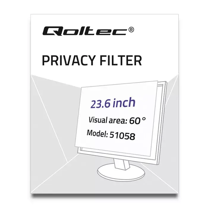 Display Privacy Filter Qoltec 51058 Photo 2