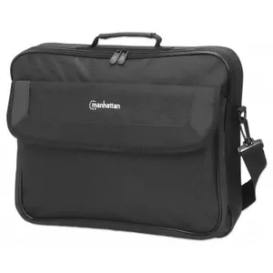 Laptop Bag MANHATTAN Cambridge 17.3" Clamshell Design Black Accessories Pocket