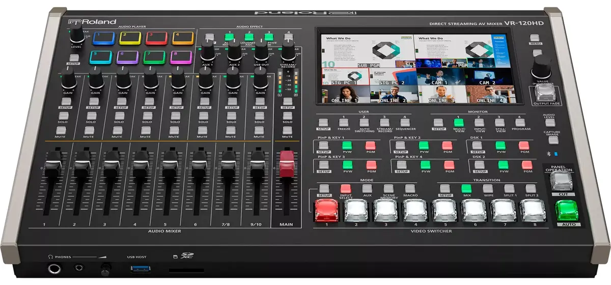 Аудиомикшер Roland VR-120HD Photo 6
