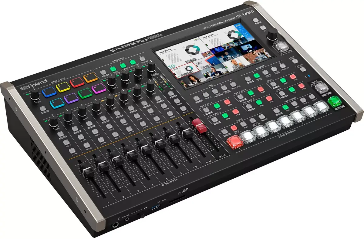 Аудиомикшер Roland VR-120HD Photo 8
