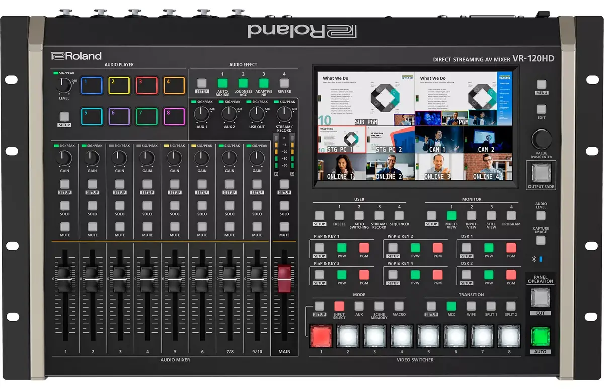Аудиомикшер Roland VR-120HD Photo 13