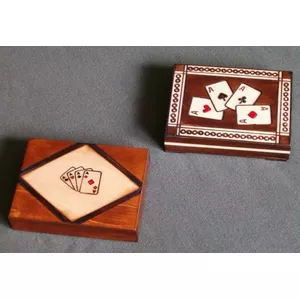 WOODEN CARTER + CARD