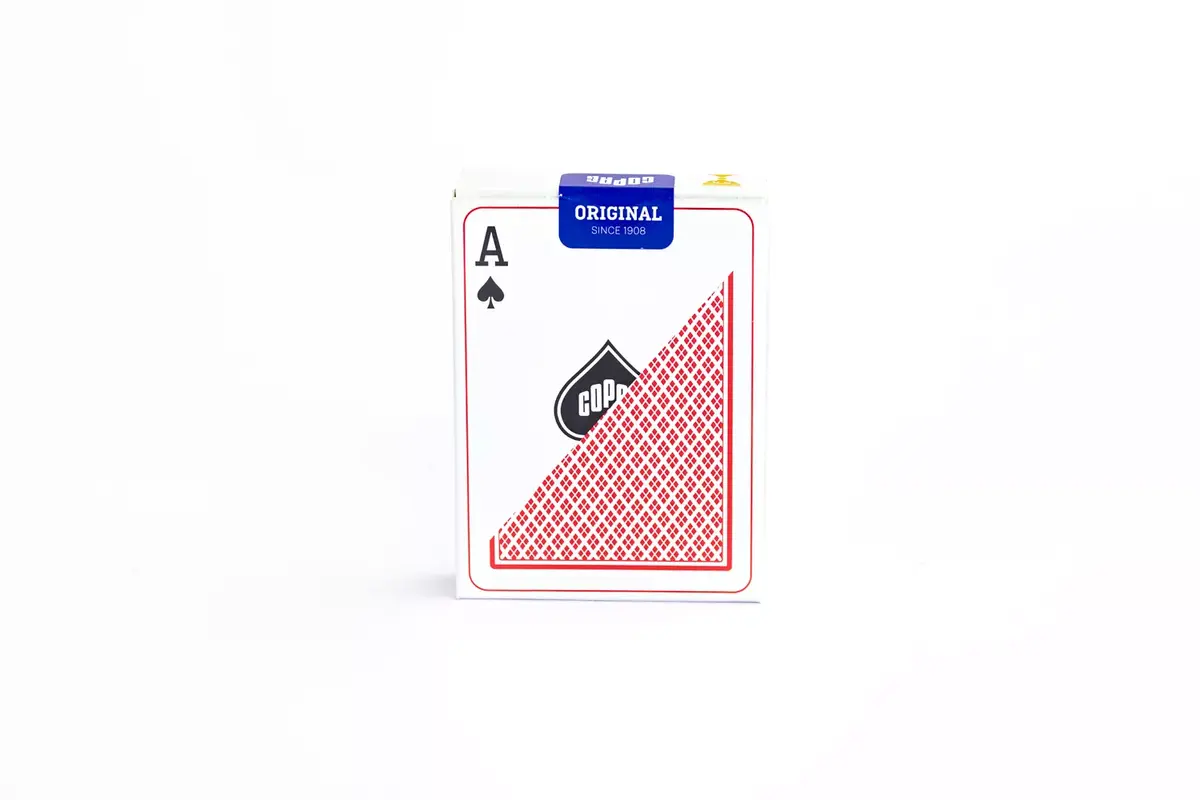 Игральные карты Copag Regular Face 2 Index TBX Red Photo 5