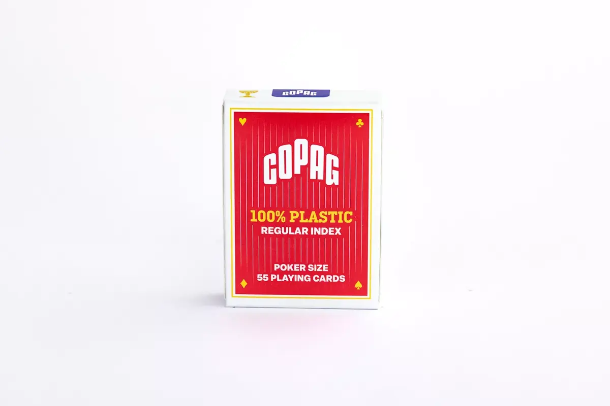 Игральные карты Copag Regular Face 2 Index TBX Red Photo 10