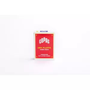 Spēļu kārtis Copag Jumbo Face - 2 Index - TBX Red