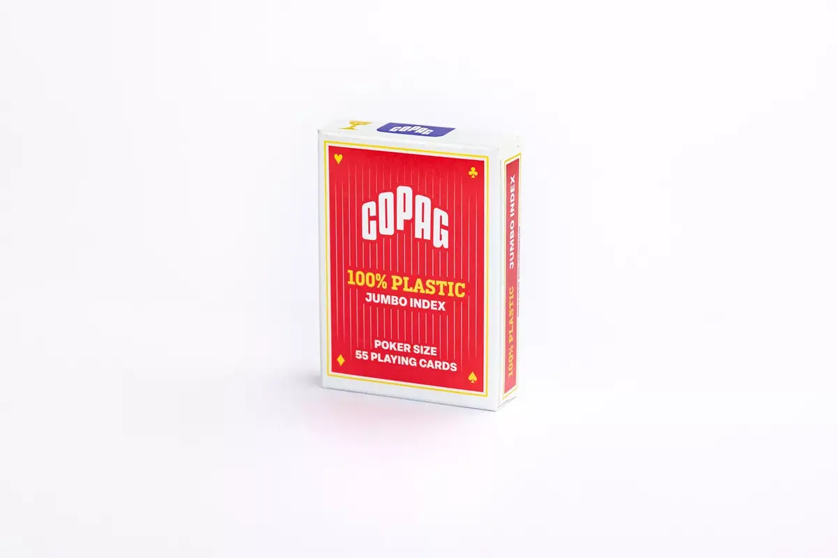 Игральные карты Copag Jumbo Face - 2 Index - TBX Red Photo 4