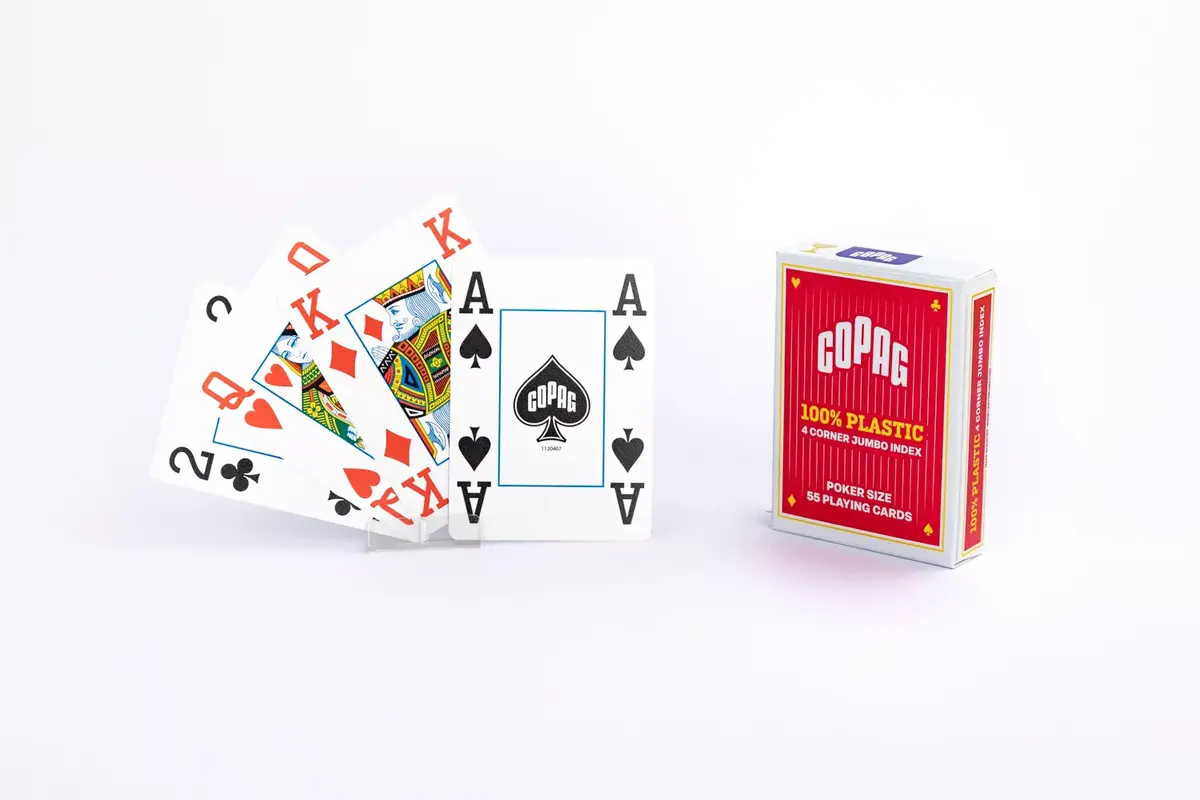 Игровые карты Cartamundi Copag Jumbo Face - Красные Photo 6