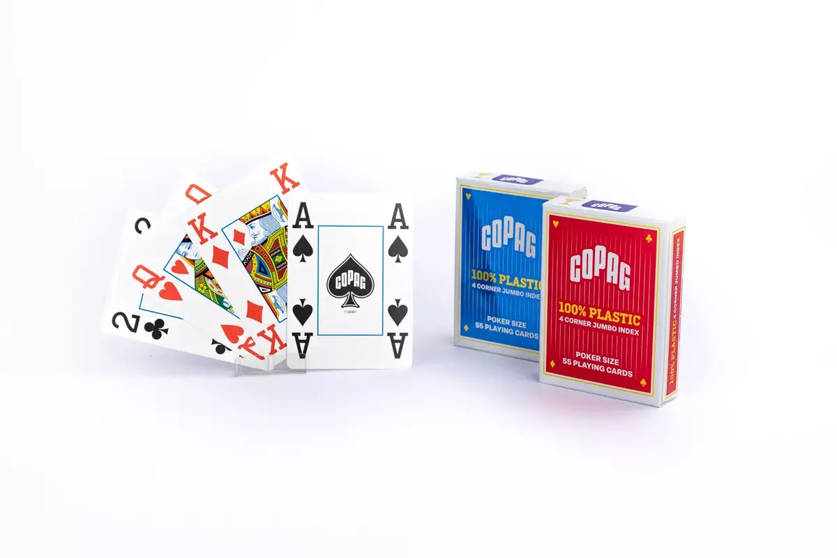 Игровые карты Cartamundi Copag Jumbo Face - Красные Photo 7