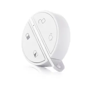 Somfy 2401489 Signalizācijas aktivizācijas un deaktivizācijas atslēgu piekariņš ar brīvroku funkciju, bezvadu RF baltā krāsā priekš ONE (+) un Home Alarm