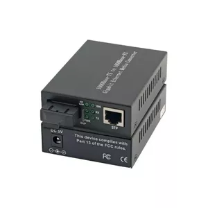 INTELLINET медиаконвертер 1000Base-T RJ45 → 1000Base-LX SM SC 10 км 1310 нм